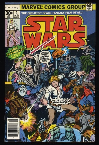 Cover Scan: Star Wars (1977) #2 NM- 9.2 1st Print 1st Obi-Wan Kenobi Han Solo Chewbacca!! - Item ID #394827