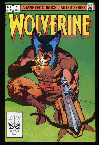 Cover Scan: Wolverine (1982) #4 NM 9.4 Limited Series Frank Miller! - Item ID #396671