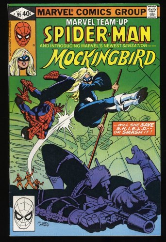 Cover Scan: Marvel Team-up #95 VF/NM 9.0 1st Appearance Mockingbird Spider-Man! - Item ID #398959