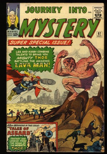 Cover Scan: Journey Into Mystery #97 FN- 5.5 1st Appearance Lava Man Surtur! - Item ID #403794