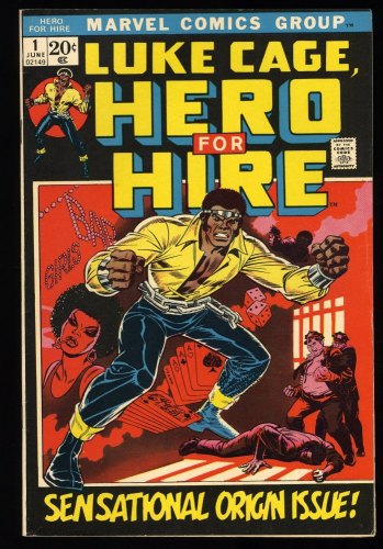 Cover Scan: Hero For Hire #1 FN+ 6.5 1st Appearance Luke Cage! - Item ID #404306