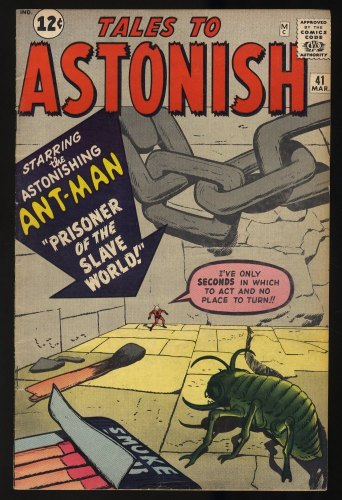 Cover Scan: Tales To Astonish #41 FN 6.0 (Restored) Early Ant-Man Appearance! Jack Kirby! - Item ID #404312