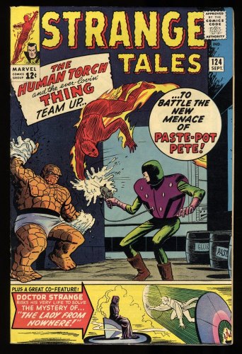 Cover Scan: Strange Tales #124 VF- 7.5 Ayers and Ditko Cover! - Item ID #404403