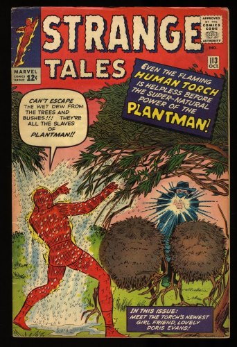 Cover Scan: Strange Tales #113 FN- 5.5 1st Appearance PlantMan! - Item ID #404418