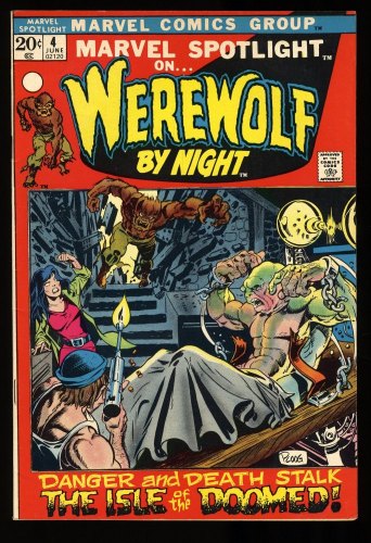 Cover Scan: Marvel Spotlight #4 FN/VF 7.0 3rd Appearance Werewolf by Night! - Item ID #404433