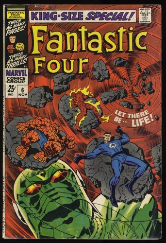 Cover Scan: Fantastic Four Annual #6 FN+ 6.5 1st Appearance Annihilus! - Item ID #404448