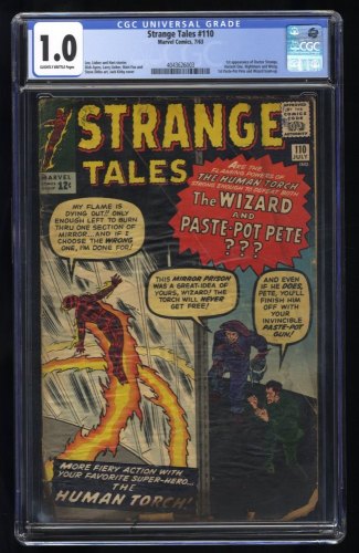 Cover Scan: Strange Tales #110 CGC Fair 1.0 1st Appearance Doctor Strange! - Item ID #404912