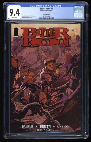 Cover Scan: Bitter Root #1 CGC NM 9.4 2nd Print - Item ID #404932