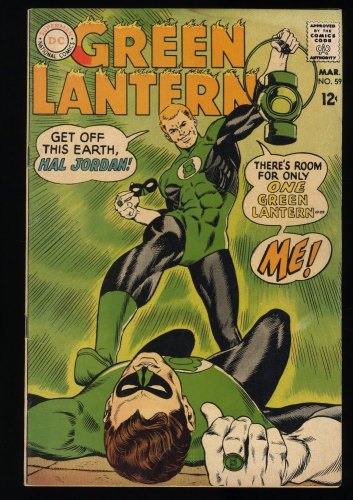 Cover Scan: Green Lantern #59 VG 4.0 1st Appearance Guy Gardner! - Item ID #405221