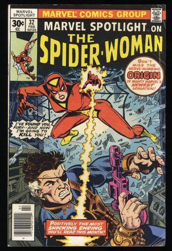 Cover Scan: Marvel Spotlight #32 VG+ 4.5 1st Appearance of Spider-Woman! - Item ID #405225