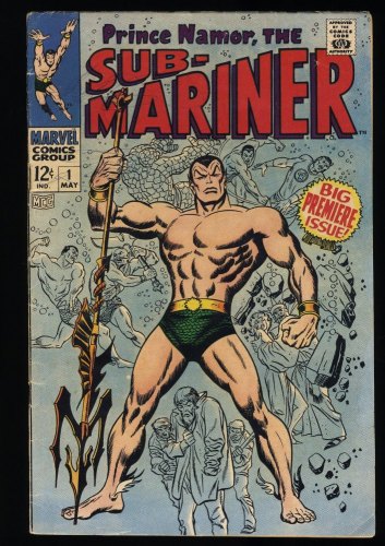 Cover Scan: Sub-Mariner #1 VG 4.0 Origin Retold Fantastic Four Appearance - Item ID #405230