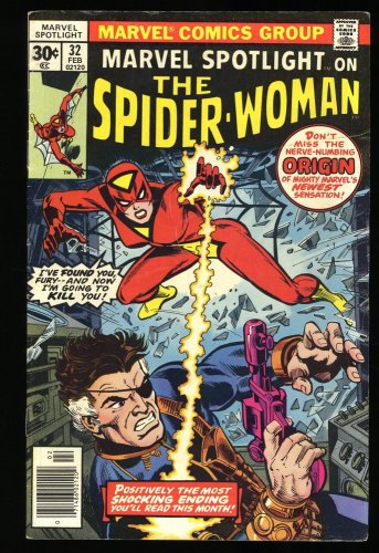 Cover Scan: Marvel Spotlight #32 FN 6.0 1st Appearance of Spider-Woman! - Item ID #407063