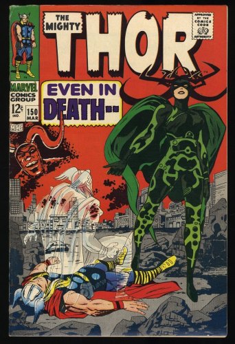 Cover Scan: Thor #150 FN- 5.5 Hela! Origin Inhumans! Stan Lee And Jack Kirby! - Item ID #407879