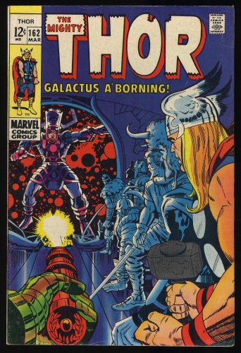 Cover Scan: Thor #162 FN+ 6.5 Jack Kirby Art! Origin of Galactus!  - Item ID #407881