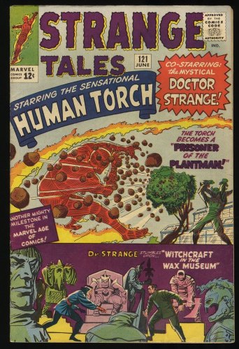 Cover Scan: Strange Tales #121 FN+ 6.5 Human Torch! Dr. Strange! - Item ID #408444