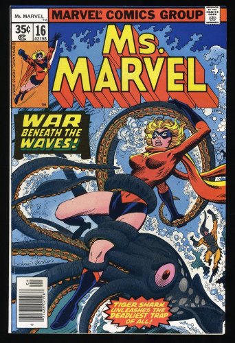 Cover Scan: Ms. Marvel #16 NM- 9.2 1st Cameo Appearance Mystique! Scarlet Witch - Item ID #408476