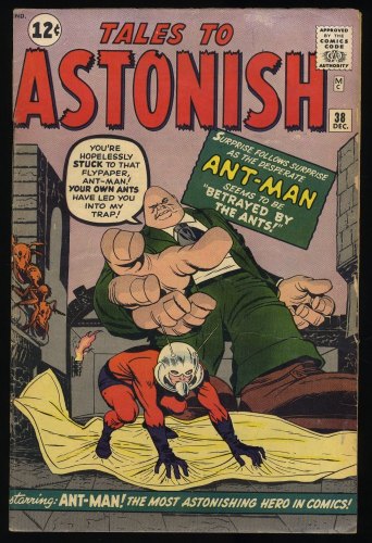 Cover Scan: Tales To Astonish #38 VG+ 4.5 1st Appearance Egghead Early Ant-Man! - Item ID #408828