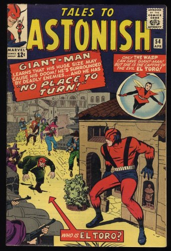 Cover Scan: Tales To Astonish #54 FN- 5.5 1st Appearance El Toro! - Item ID #408831