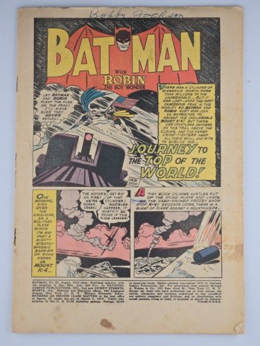 Cover Scan: Batman #93 CV 0.1 Coverless Complete Robin! Dick Sprang / Bob Kane Art! - Item ID #410400