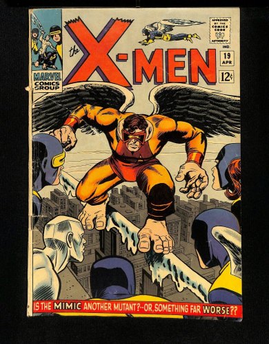 Cover Scan: X-Men #19 GD/VG 3.0 1st Appearance of Mimic! Jack Kirby Cover! - Item ID #412007