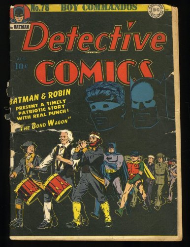 Cover Scan: Detective Comics (1937) #78 GD- 1.8 Batman! - Item ID #412244