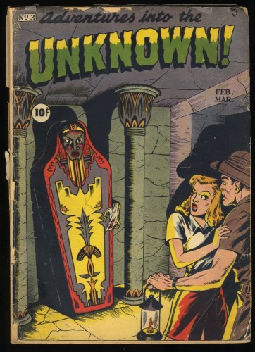 Cover Scan: Adventures Into The Unknown #3 FA/GD 1.5 - Item ID #412248