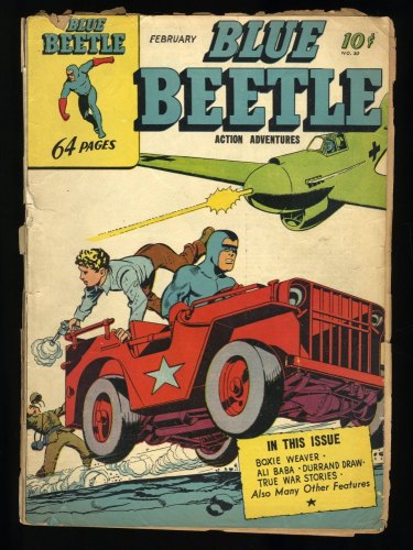 Cover Scan: Blue Beetle #30 GD- 1.8 WWII War Cover! - Item ID #412251