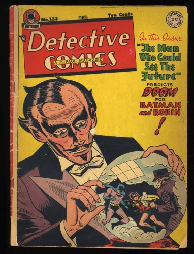 Cover Scan: Detective Comics (1937) #133 GD+ 2.5 Batman Robin! - Item ID #412273