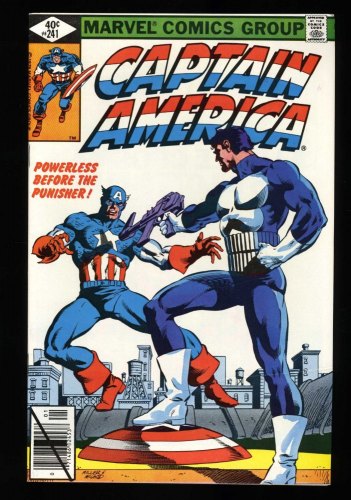 Cover Scan: Captain America #241 NM- 9.2 Punisher! Frank Miller Cover Art! - Item ID #413356