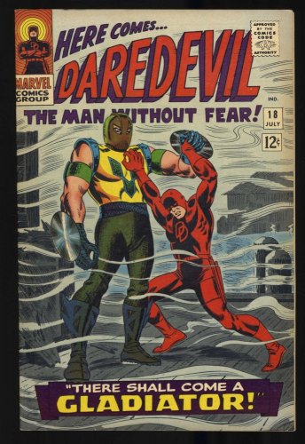 Cover Scan: Daredevil #18 VF- 7.5 1st Appearance Gladiator John Romita Art! - Item ID #415634