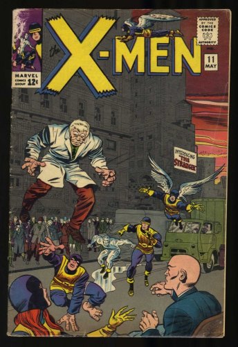 Cover Scan: X-Men #11 VG- 3.5 1st  Appearance Stranger Stan Lee Jack Kirby! - Item ID #416362