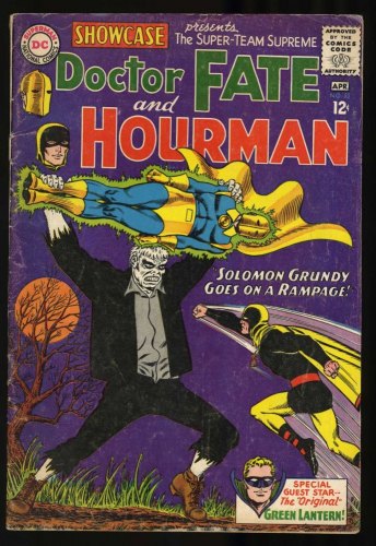 Cover Scan: Showcase #55 VG- 3.5 1st Silver Age Solomon Grundy! Doctor Fate Hourman! - Item ID #416368