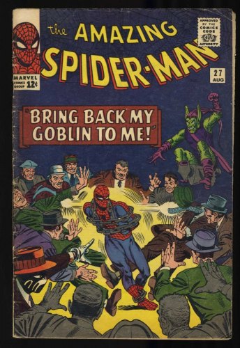 Cover Scan: Amazing Spider-Man #27 VG+ 4.5 Appearance of Green Goblin! - Item ID #416373