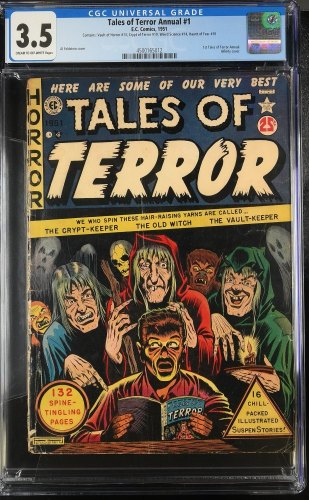 Cover Scan: Tales of Terror Annual (1951) #1 CGC VG- 3.5 Scarce in any grade! - Item ID #417149