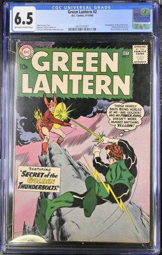 Cover Scan: Green Lantern #2 CGC FN+ 6.5 1st Appearance Pieface Qward Universe! - Item ID #419677