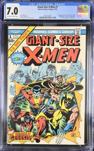 Cover Scan: Giant-Size X-Men #1 CGC FN/VF 7.0 1st Appearance New Team! Storm! - Item ID #419692