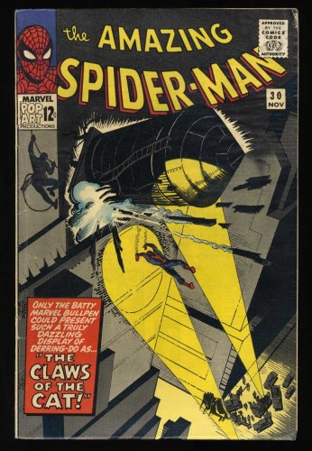 Cover Scan: Amazing Spider-Man #30 VG 4.0 1st Appearance Cat(Burglar)! - Item ID #419722