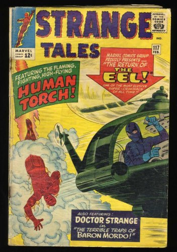 Cover Scan: Strange Tales #117 GD/VG 3.0 Human Torch battles the EEL! Jack Kirby! - Item ID #419725