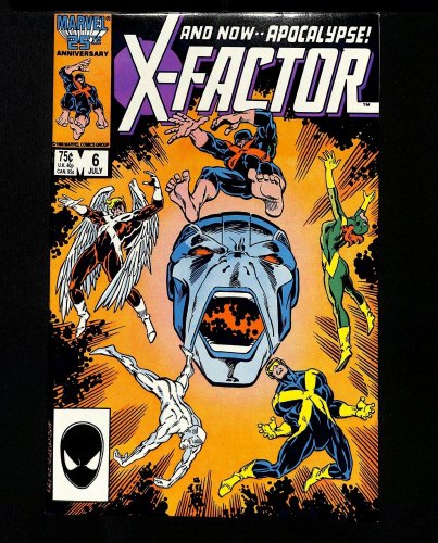 Cover Scan: X-Factor #6 NM- 9.2 1st Appearance of Apocalypse! - Item ID #422086