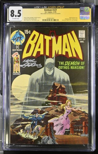 Cover Scan: Batman #227 CGC VF+ 8.5 Signed JSA Neal Adams! - Item ID #422359