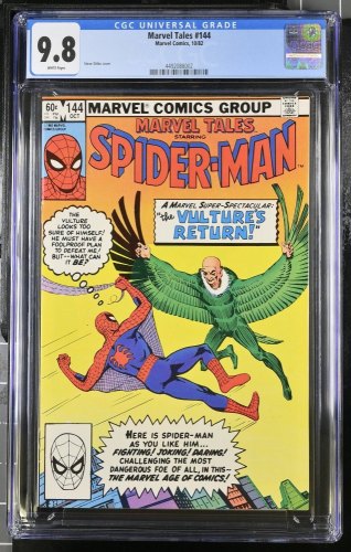 Cover Scan: Marvel Tales #144 CGC NM/M 9.8 Reprints Amazing Spider-Man #7 Vulture! - Item ID #422361