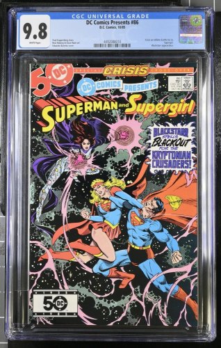 Cover Scan: DC Comics Presents #13 CGC NM/M 9.8 White Pages Superman! Supergirl! - Item ID #422377