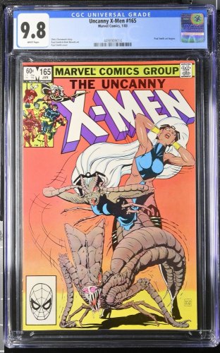 Cover Scan: Uncanny X-Men #165 CGC NM/M 9.8 White Pages - Item ID #423288