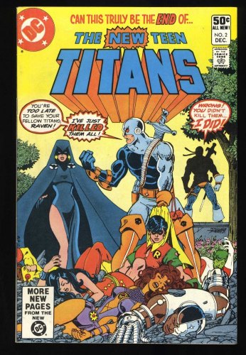 Cover Scan: New Teen Titans #2 VF- 7.5 1st Appearance Deathstroke! - Item ID #423797