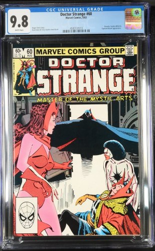 Cover Scan: Doctor Strange #60 CGC NM/M 9.8 White Pages - Item ID #424849