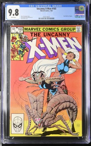 Cover Scan: Uncanny X-Men #165 CGC NM/M 9.8 White Pages - Item ID #424902