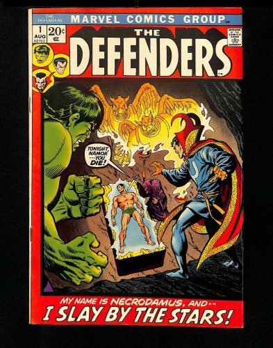 Cover Scan: Defenders (1972) #1 FN+ 6.5 Dr. Strange! Incredible Hulk! Sub-Mariner! - Item ID #425731