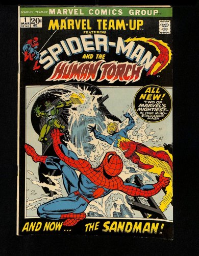 Cover Scan: Marvel Team-up (1972) #1 VF- 7.5 1st Appearance Misty Knight! Spider-Man! - Item ID #426061