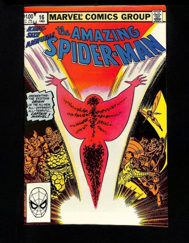 Cover Scan: Amazing Spider-Man Annual #16 NM 9.4 1st Monica Rambeau!! - Item ID #426100