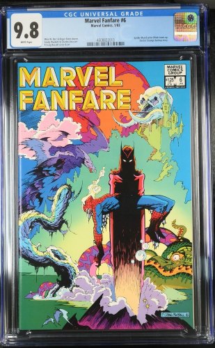 Cover Scan: Marvel Fanfare #6 CGC NM/M 9.8 Spider-Man Scarlet Witch Doctor Strange! - Item ID #426327